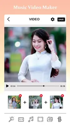 Photo video maker with music android App screenshot 6